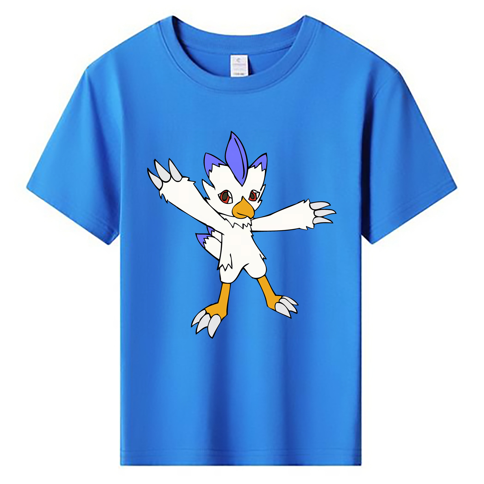 （画像用） Digimon デジタルモンスター/デジモン 綿100％キッズTシャツ（フロントプリント）